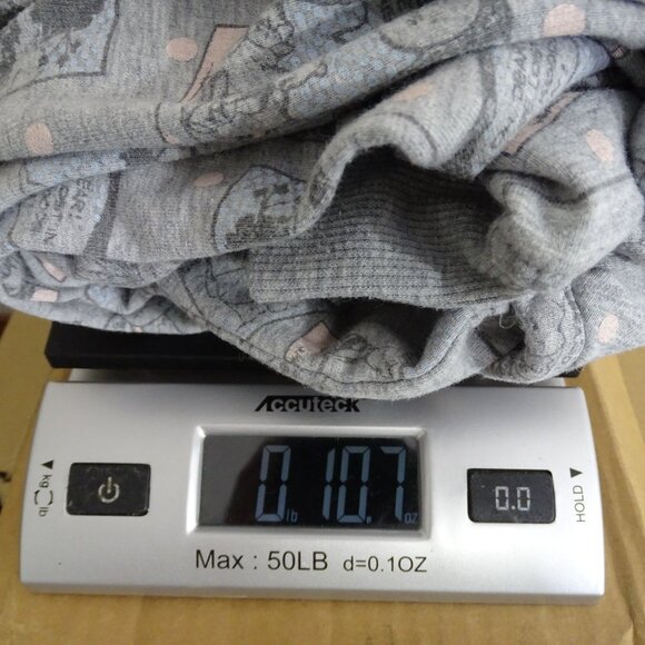 Disney Winnie The Pooh Pajama Lounge Pants Women Size L 12 14 Heather Grey FLAW - Picture 13 of 14